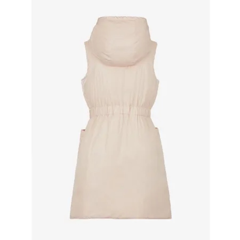 A/X Armani Exchange Cream Hooded Puffer Vest - Picture 3 of 5